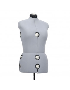 Manichino Femminile Regolabile Grigio Taglia M 40-46