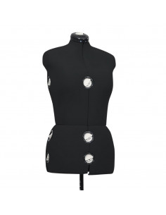 Manichino Femminile Regolabile Nero Taglia M 40-46