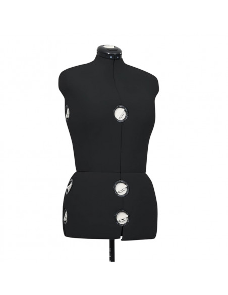 Manichino Femminile Regolabile Nero Taglia M 40-46