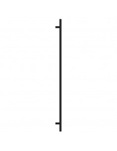 Maniglie per Mobili 10 pz Nere 480 mm in Acciaio Inox