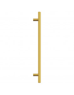 Maniglie per Mobili 10 pz Oro 224 mm in Acciaio Inox