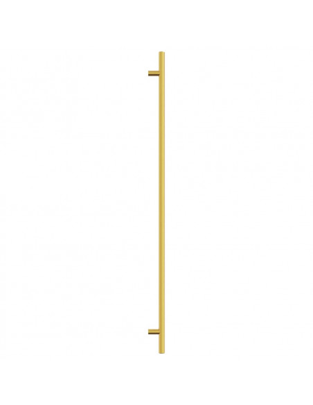 Maniglie per Mobili 10 pz Oro 480 mm in Acciaio Inox