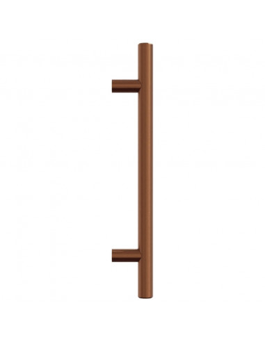 Maniglie per Mobili 10pz Bronzo 128mm in Acciaio Inox