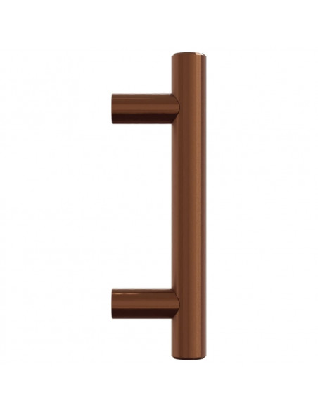 Maniglie per Mobili 10pz Bronzo 64mm in Acciaio Inox