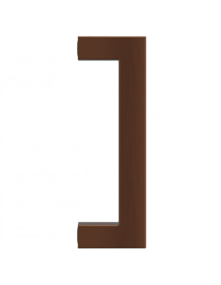 Maniglie per Mobili 10pz Bronzo 96mm in Acciaio Inox