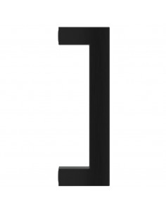 Maniglie per Mobili 10pz Nere 96mm in Acciaio Inox