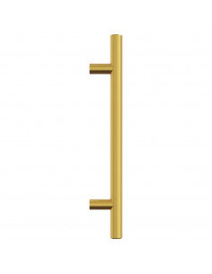 Maniglie per Mobili 10pz Oro 128mm in Acciaio Inox