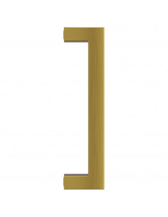 Maniglie per Mobili 10pz Oro 128mm in Acciaio Inox