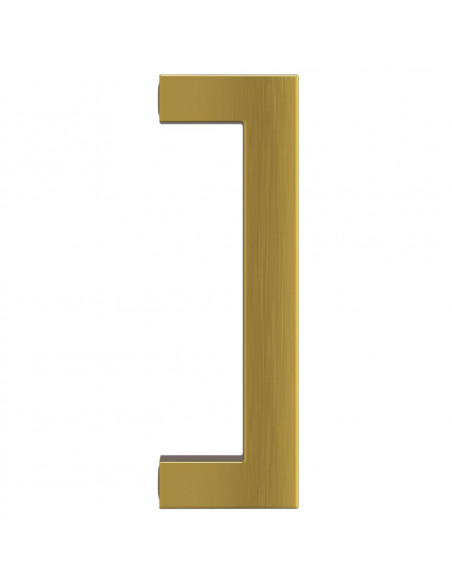 Maniglie per Mobili 10pz Oro 96mm in Acciaio Inox