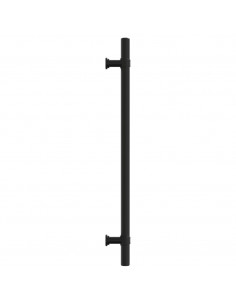 Maniglie per Mobili 20 pz Nere 224 mm in Acciaio Inox