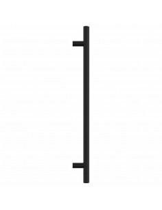 Maniglie per Mobili 20 pz Nere 224 mm in Acciaio Inox