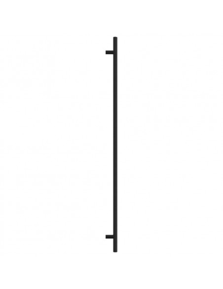 Maniglie per Mobili 20 pz Nere 480 mm in Acciaio Inox
