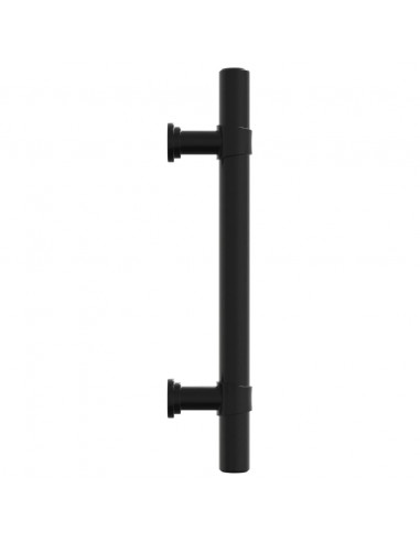 Maniglie per Mobili 20 pz Nere 96 mm in Acciaio Inox