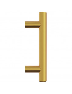 Maniglie per Mobili 20 pz Oro 64 mm in Acciaio Inox