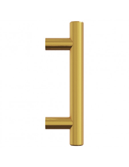 Maniglie per Mobili 20 pz Oro 64 mm in Acciaio Inox