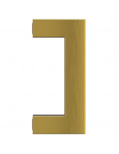 Maniglie per Mobili 20 pz Oro 64 mm in Acciaio Inox