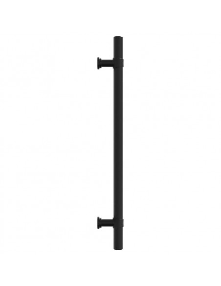 Maniglie per Mobili 5pz Nere 192mm in Acciaio Inox