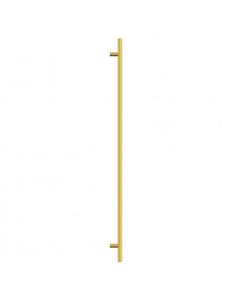 Maniglie per Mobili 5pz Oro 480mm in Acciaio Inox