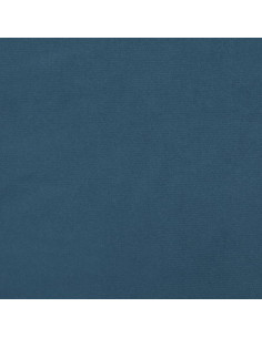 Materasso a Molle Blu Scuro 140x200x20 cm in Velluto