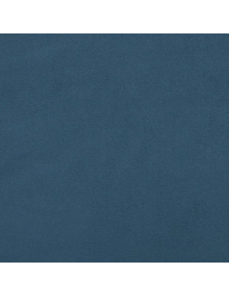 Materasso a Molle Blu Scuro 140x210x20 cm in Velluto