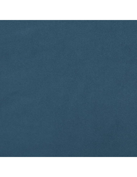 Materasso a Molle Blu Scuro 140x220x20 cm in Velluto