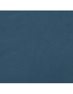 Materasso a Molle Blu Scuro 160x210x20 cm in Velluto
