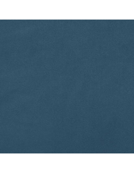 Materasso a Molle Blu Scuro 80x220x20 cm in Velluto