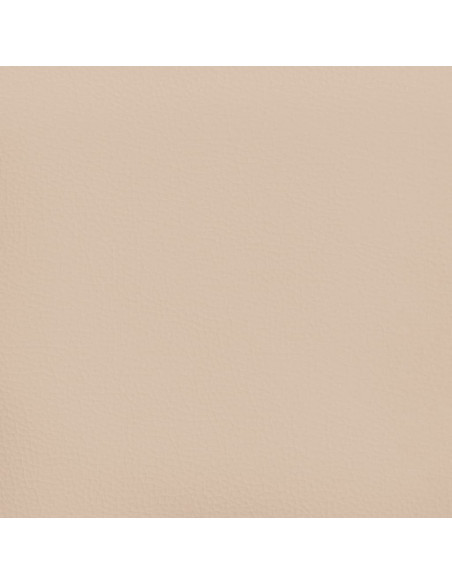 Materasso a Molle Insacchettate Rigidità Media Cappuccino 120x200x20 cm in Similpelle