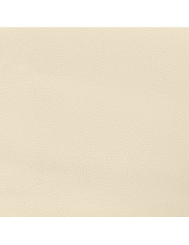 Materasso a Molle Insacchettate Rigidità Media Crema 140x190x20 cm in Similpelle