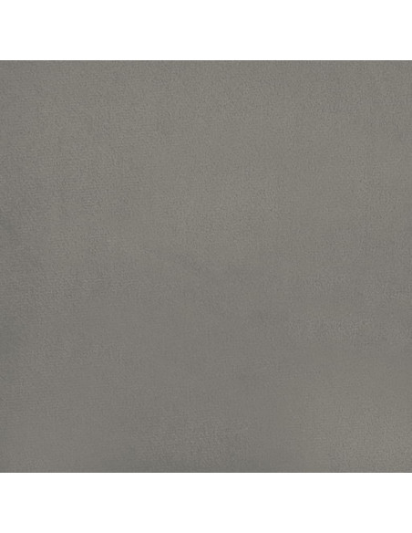 Materasso a Molle Grigio Chiaro 160x220x20 cm in Velluto