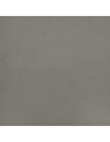 Materasso a Molle Grigio Chiaro 80x200x20 cm in Velluto