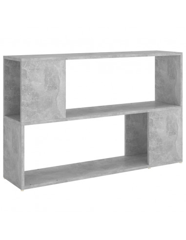Libreria Grigio Cemento 100x24x63 cm in Truciolato