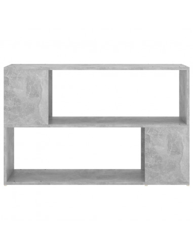 Libreria Grigio Cemento 100x24x63 cm in Truciolato