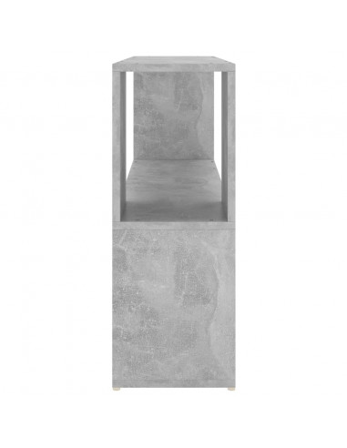 Libreria Grigio Cemento 100x24x63 cm in Truciolato