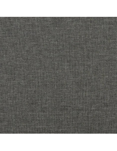 Materasso a Molle Insacchettate Grigio Scuro 90x190x20 cm