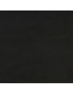 Materasso a Molle Insacchettate Nero 90x220x20 cm in Velluto