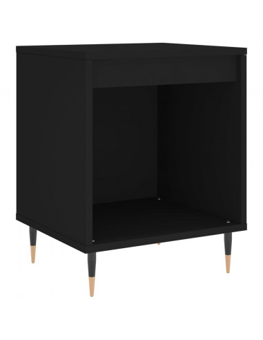 Comodino Nero 40x35x50 cm in Legno Multistrato