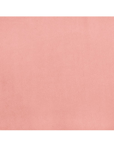 Materasso a Molle Insacchettate Rosa 90x210x20 cm in Velluto