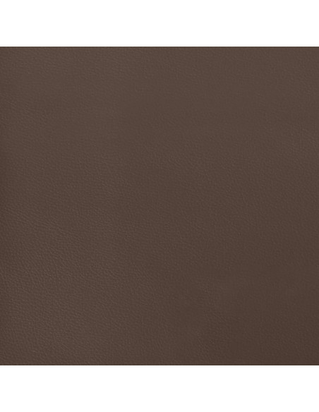Materasso a Molle Marrone 90x200x20 cm in Similpelle