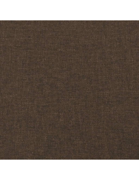 Materasso a Molle per Bambini Marrone Scuro 80x160cm in Tessuto