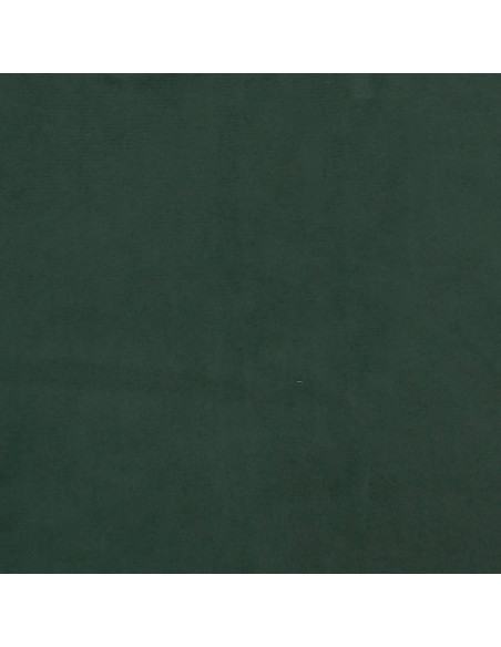 Materasso a Molle per Bambini Verde Scuro 80x160 cm in Velluto