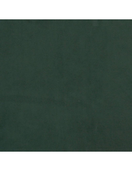 Materasso a Molle Verde Scuro 120x190x20 cm in Velluto