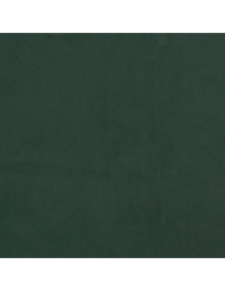 Materasso a Molle Verde Scuro 140x220x20 cm in Velluto