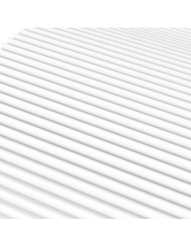 Materasso in Schiuma Bianco 120x210 cm Durezza H2 H3