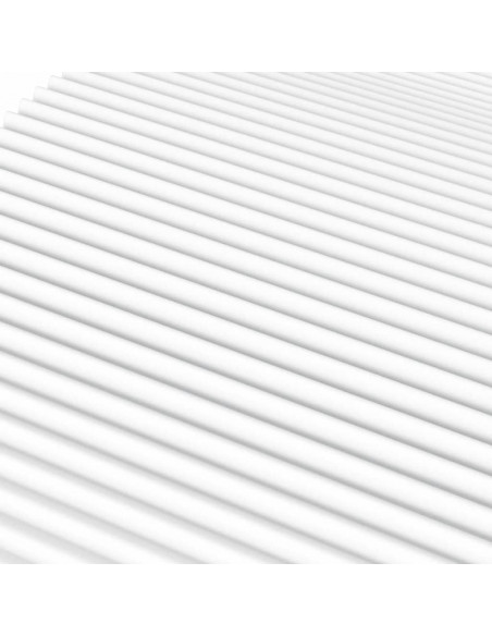Materasso in Schiuma Bianco 120x220 cm Durezza H2 H3