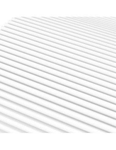 Materasso in Schiuma Bianco 180x220 cm Durezza H2 H3