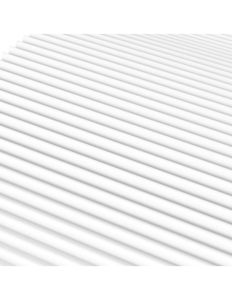 Materasso in Schiuma Bianco 200x210 cm Durezza H2 H3