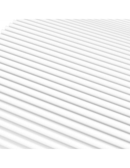 Materasso in Schiuma Bianco 80x210 cm Durezza H2 H3
