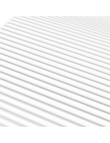 Materasso in Schiuma Bianco 90x220 cm Durezza H2 H3