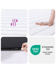 Materasso in Schiuma Mediamente Morbido 100x200 cm